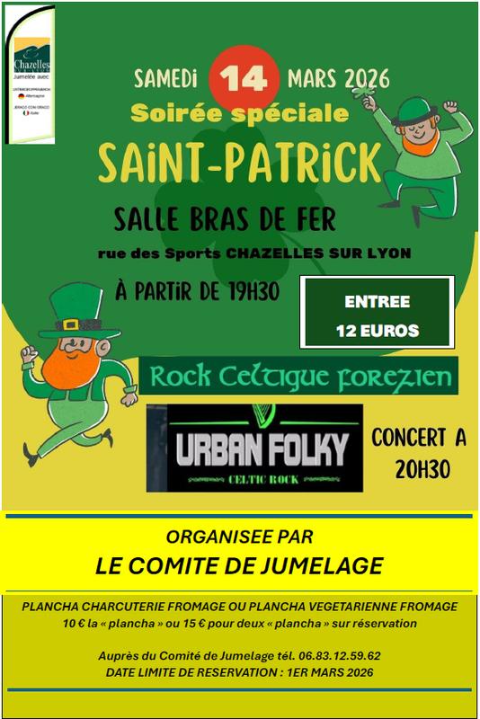Soirée Saint Patrick