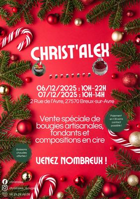 Exposition vente bougies artisanales