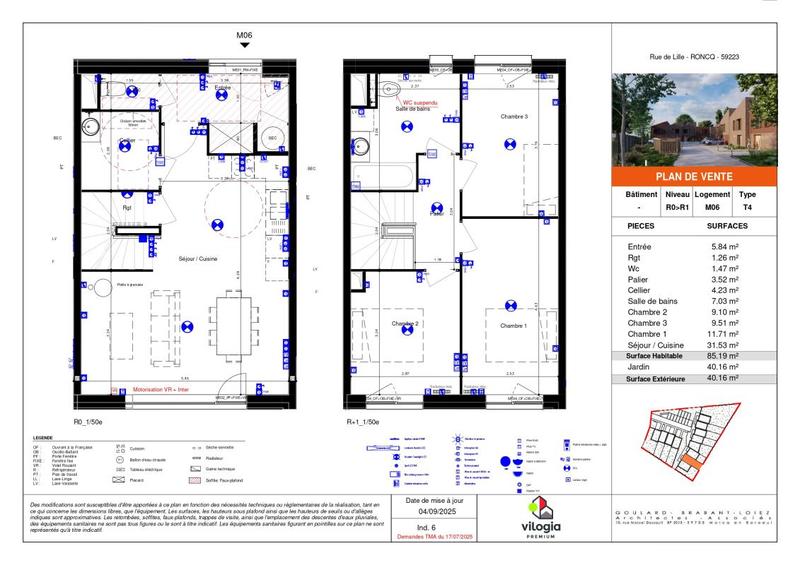 Maison - 84 m² - 4 pièces