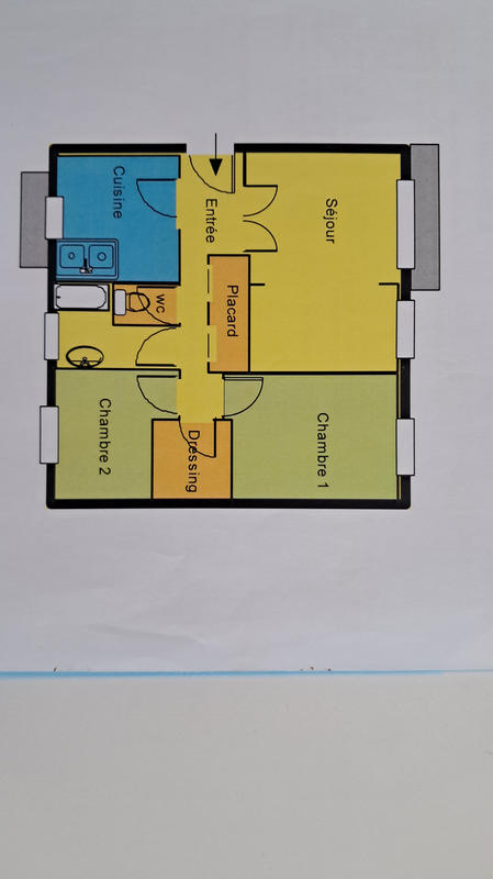 Appartement - 65 m² - 4 pièces