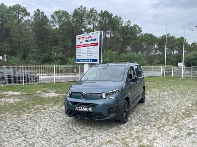 Citroën Berlingo Nouveau Boite manuelle - Taille m finition Max avec Toit panoramique et pack techno Bhdi 130 Garantie Constructeur Disponible suite idem rifter kangoo