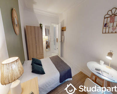 Chambre - 60 m² - 1 pièce