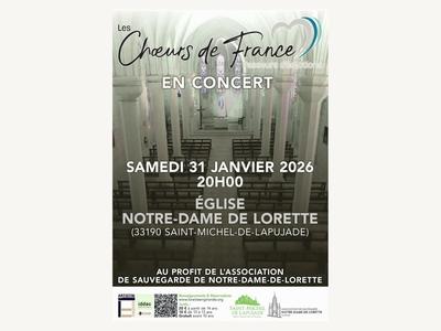 Concert les Choeurs de France