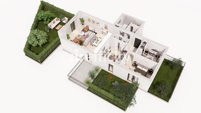 Appartement - 96 m² - 4 pièces