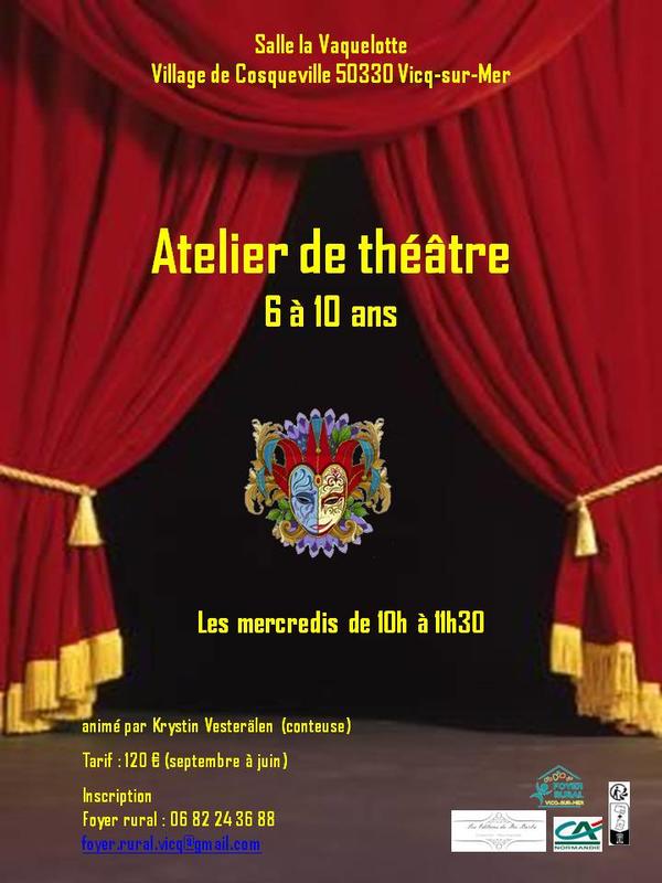 Atelier de Theatre Pour Enfant de 6 a 10 Ans