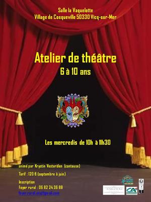 Atelier de Theatre Pour Enfant de 6 a 10 Ans