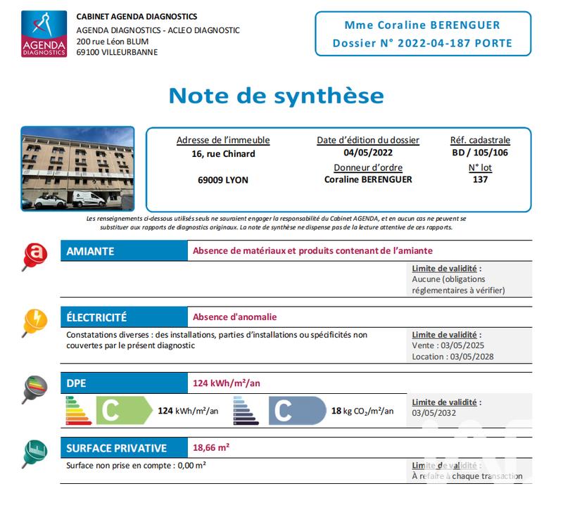 Studio - 19 m² - 1 pièce