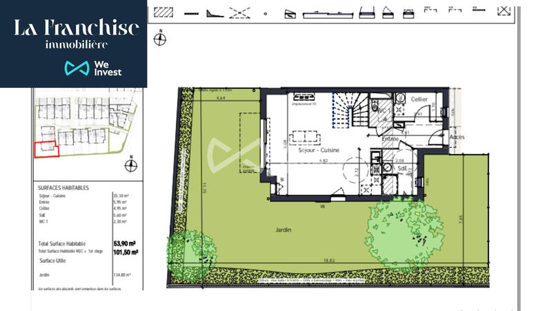 Villa - 102 m² - 4 pièces