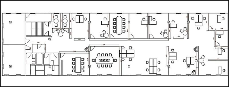 Bureau - 527 m² - 1 pièce