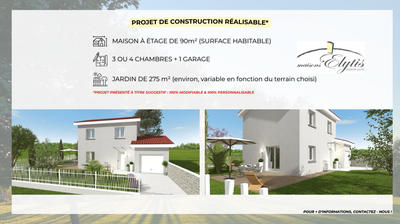 Terrain constructible - 375 m²