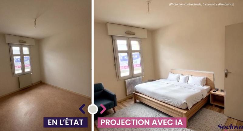 Appartement - 65 m² - 3 pièces