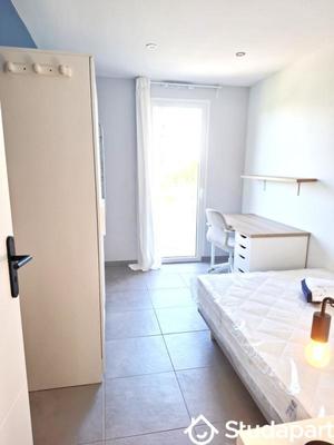 Chambre - 9 m² - 1 pièce