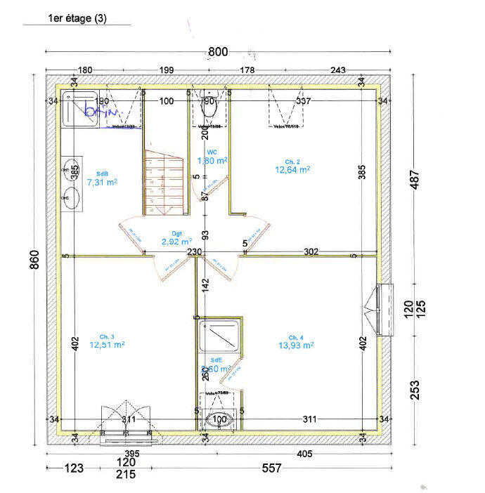 Maison - 108 m² - 5 pièces