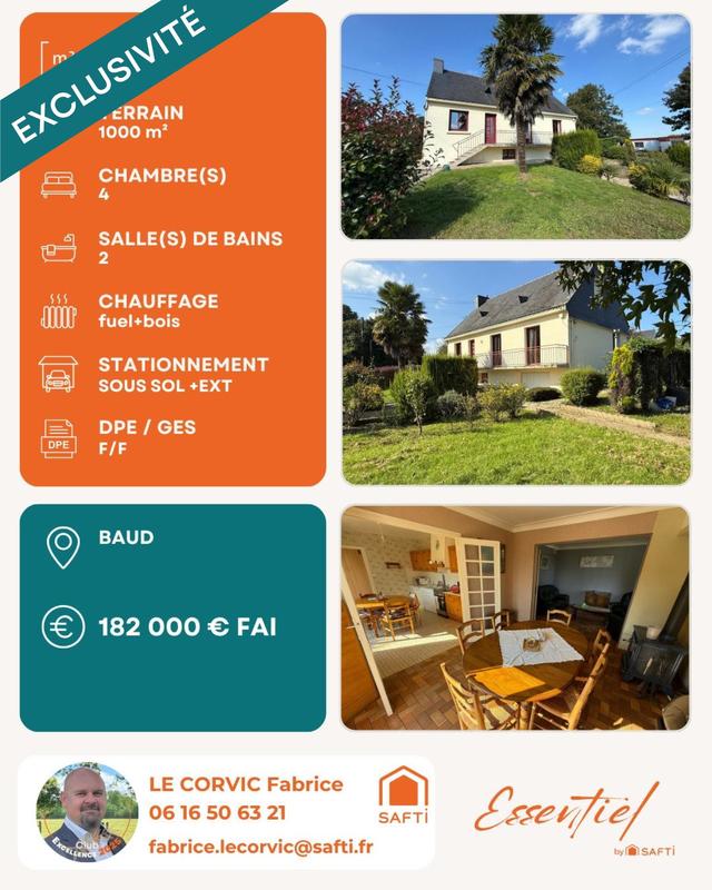 Maison - 103 m² - 6 pièces