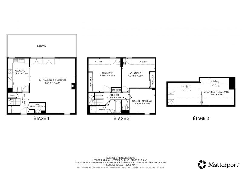 Appartement - 108 m² - 4 pièces