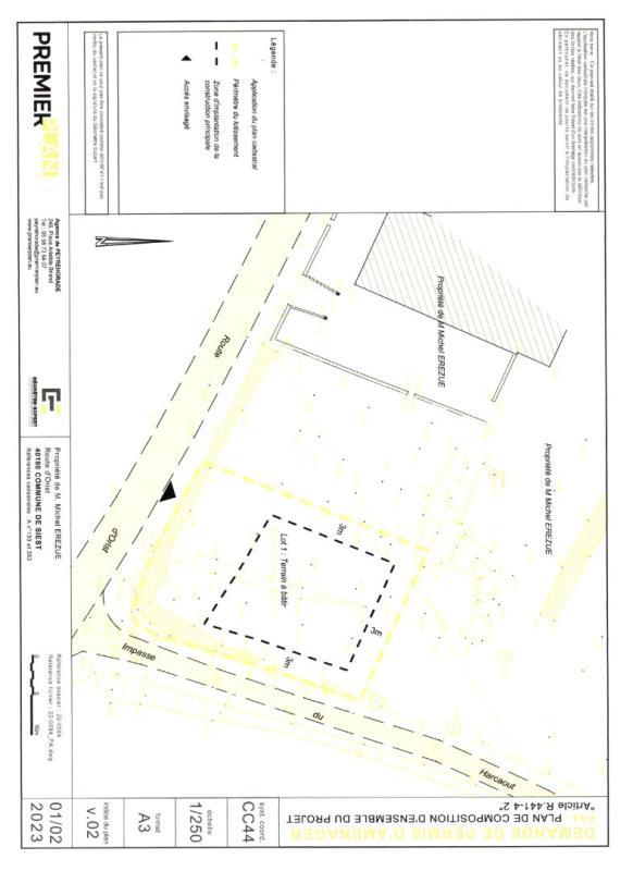 Terrain constructible - 624 m²