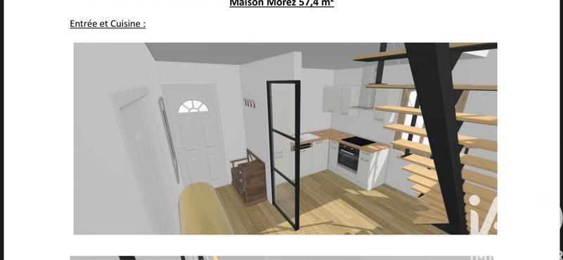 Appartement - 50 m² - 1 pièce