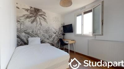 Chambre - 9 m² - 1 pièce