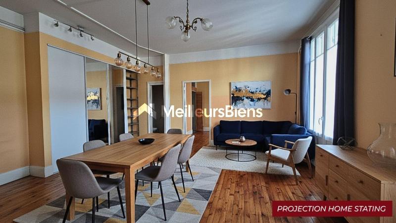 Appartement ancien - 53 m² - 3 pièces