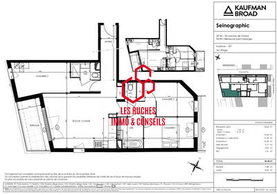 Appartement - 83 m² - 4 pièces
