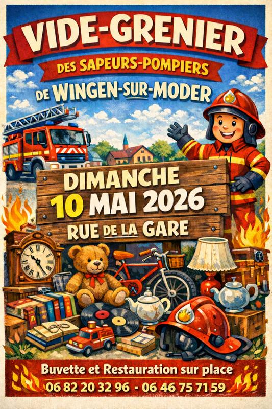 Vide grenier des sapeurs pompiers