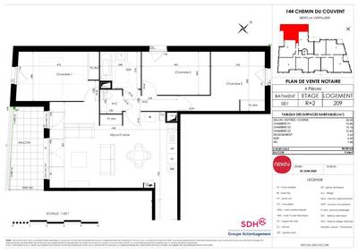 Appartement - 85 m² - 4 pièces