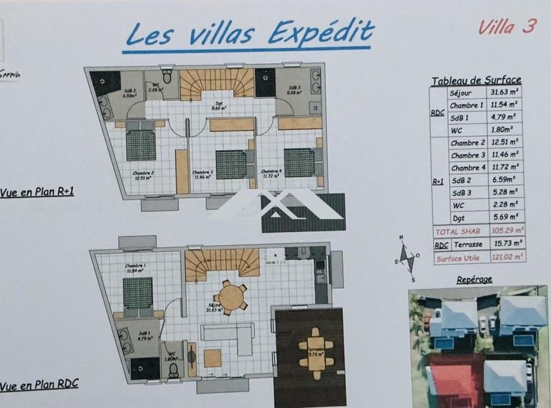 Villa - 105 m² - 5 pièces