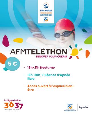 Nocturne au profit du Téléthon au Stade Nautique