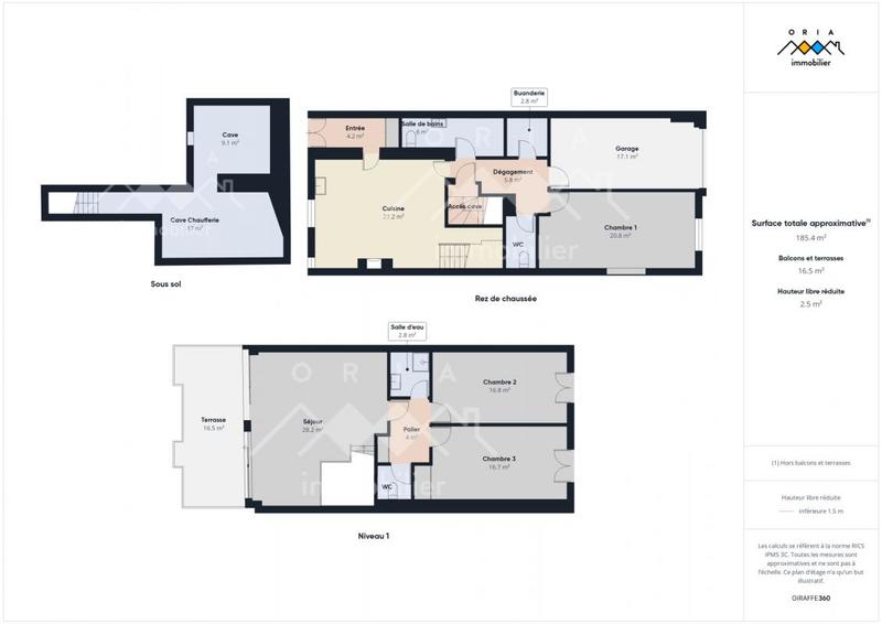 Maison - 137 m² - 4 pièces