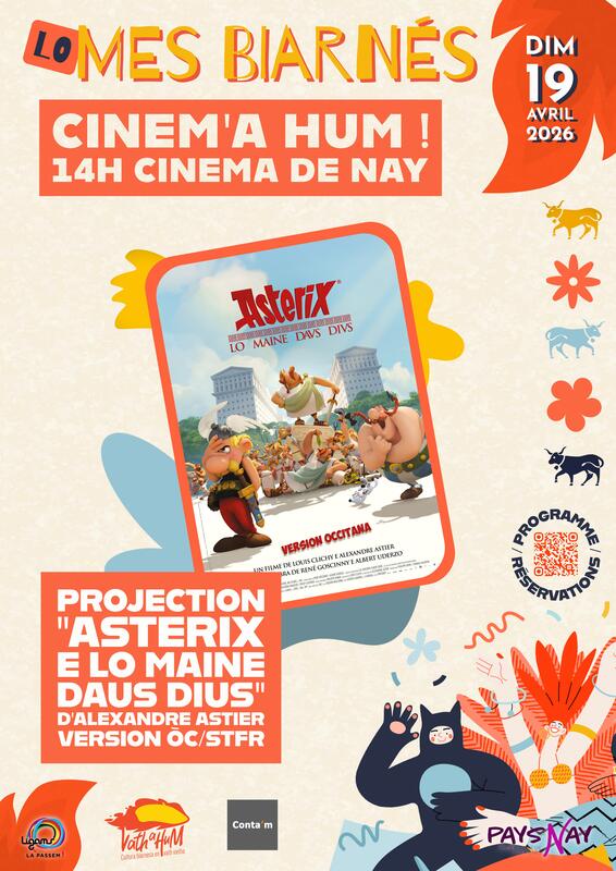Cinem'a Hum! Projection "Asterix  E Lo Maine Daus Dius" + Atelier de Doublage