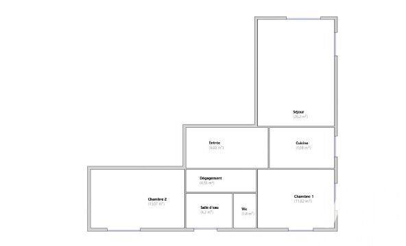 Appartement - 76 m² - 3 pièces