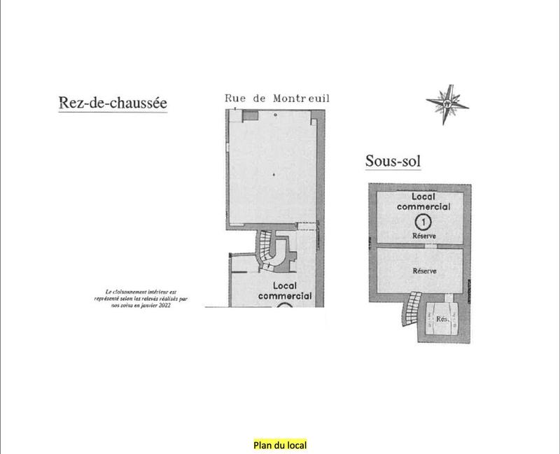 Local commercial - 108 m²