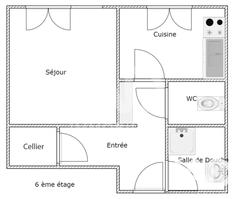 Appartement - 31 m² - 1 pièce