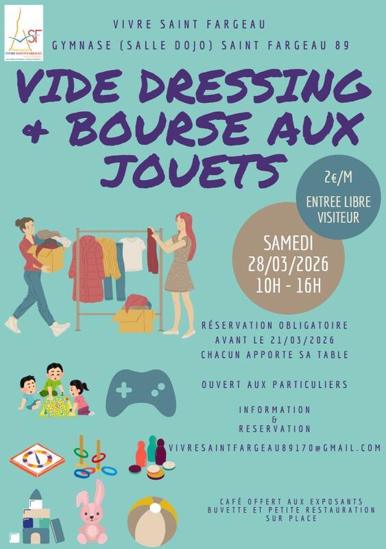 Vide dressing - bourse aux jouets