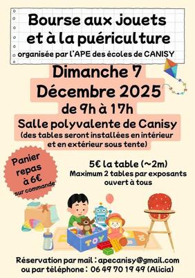 Bourse aux jouets - puériculture