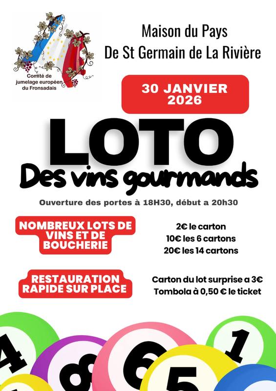 Loto des vins gourmands