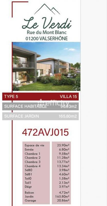 Maison - 96 m² - 5 pièces