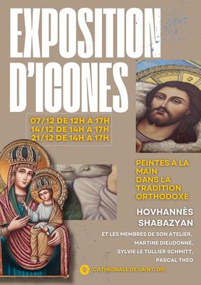 Exposition d'icônes à la cathédrale de Saint-Dié