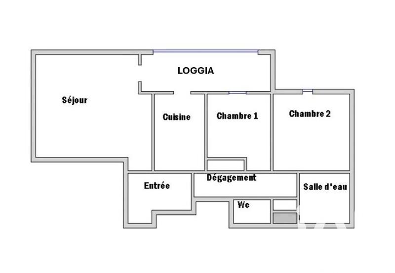 Appartement - 72 m² - 3 pièces