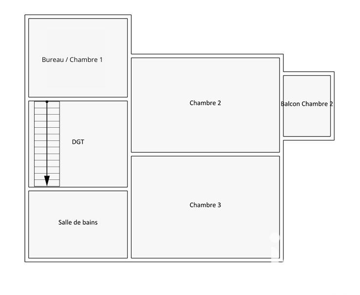 Maison de ville - 97 m² - 4 pièces