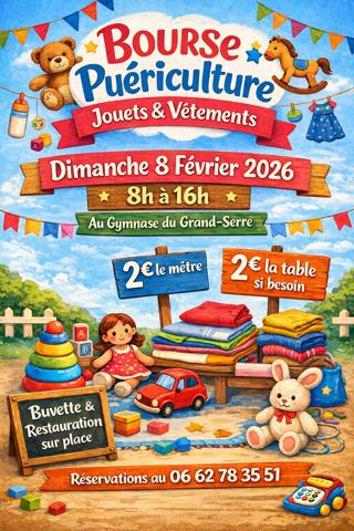 Bourse aux jouets et puériculture