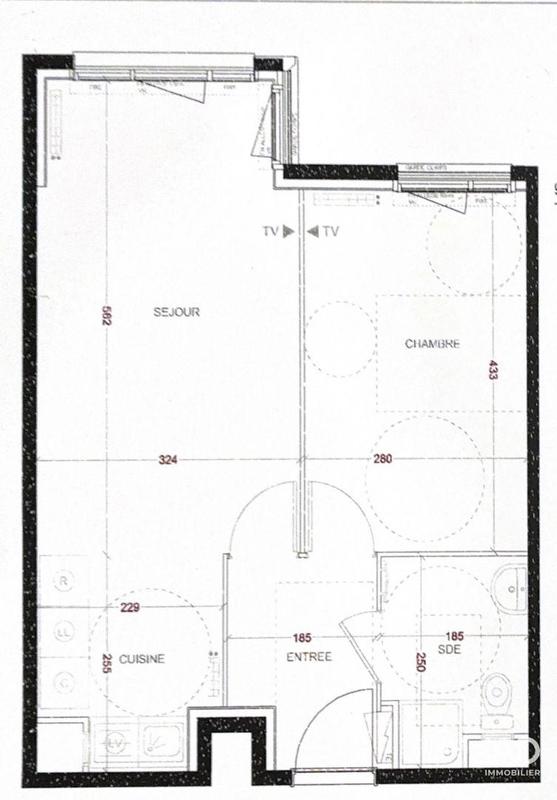 Appartement - 43 m² - 2 pièces