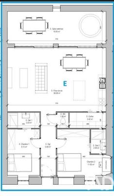 Maison - 94 m² - 3 pièces