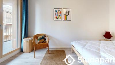 Chambre - 10 m² - 1 pièce