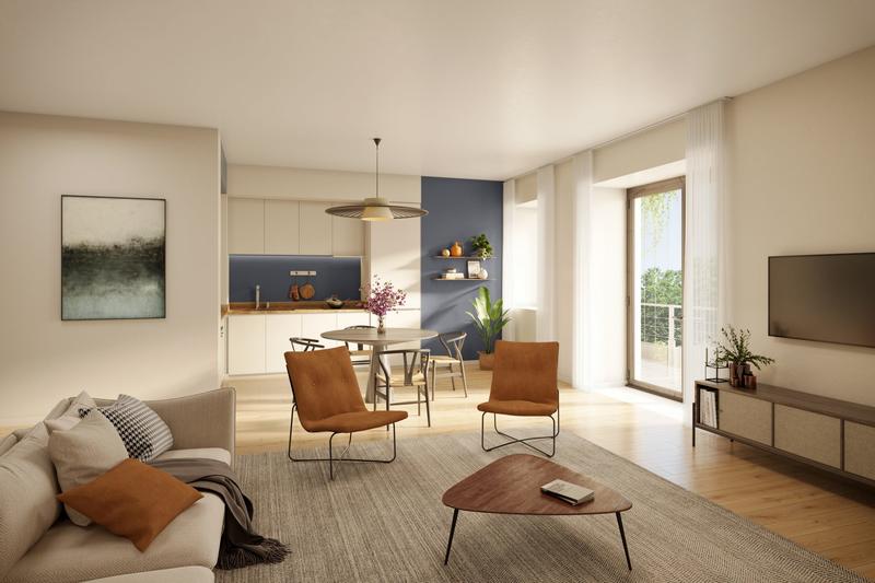 Appartement - 76 m² - 3 pièces