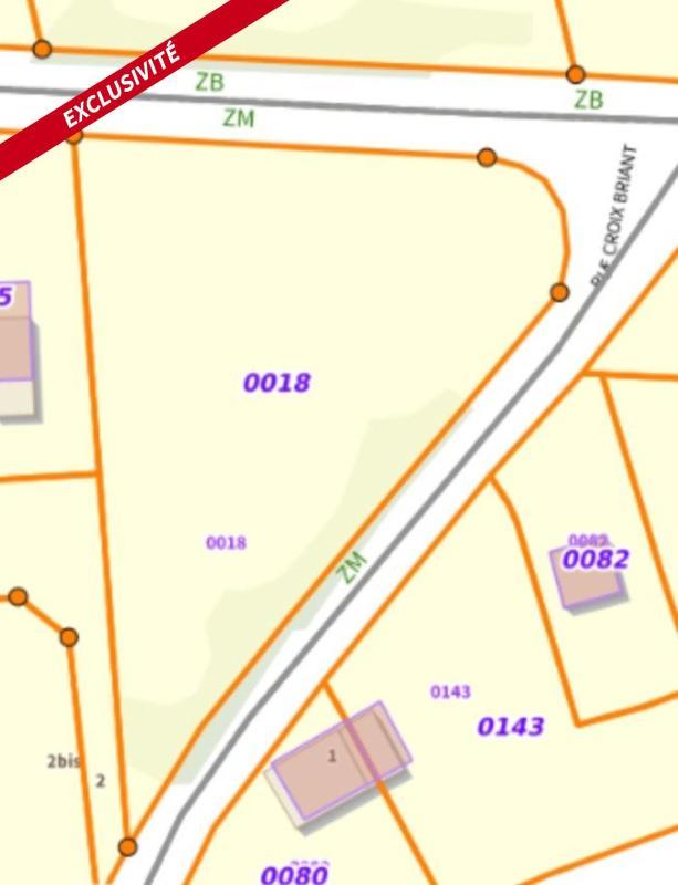 Terrain constructible - 2 440 m²