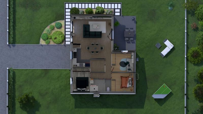 Maison - 90 m² - 4 pièces