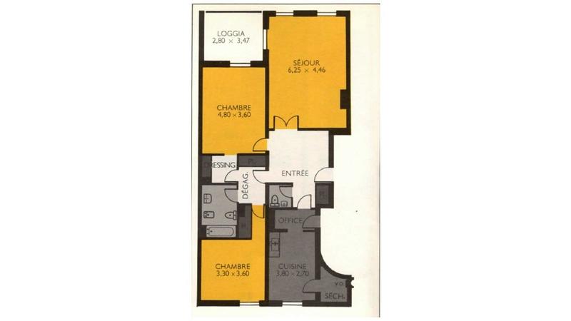 Appartement - 101 m² - 3 pièces