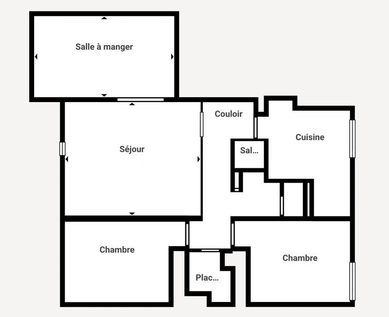 Appartement - 67 m² - 3 pièces