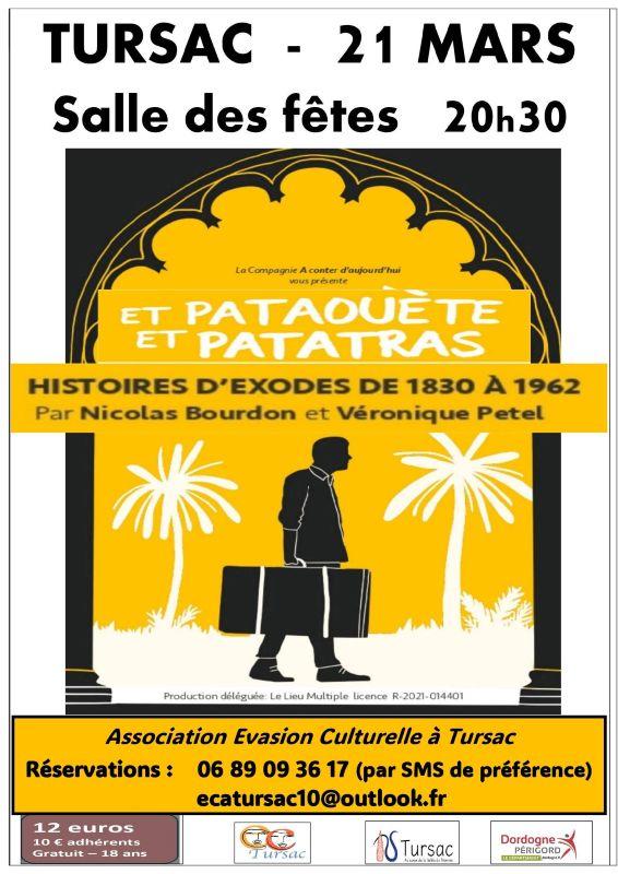 Soirée conte - et Pataouètes et Patatras